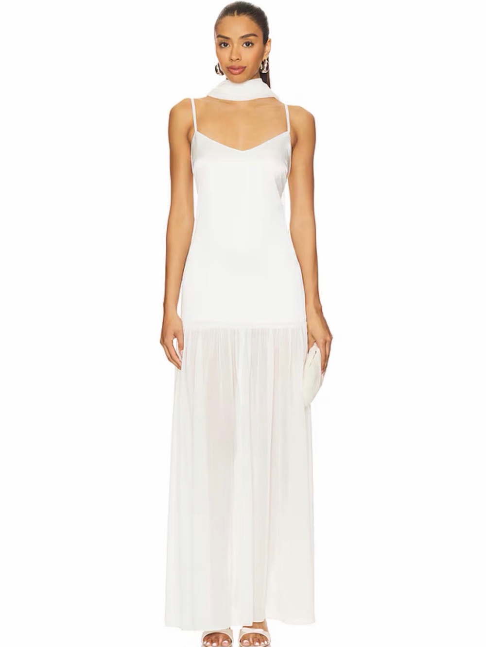 Show Me Your MuMu White Dalia Maxi Dress - Picture 2 of 5